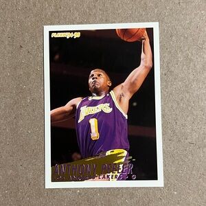 1994-1995 Fleer Anthony Peeler #110 Los Angeles Lakers Basketball Card